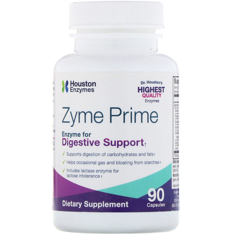 Houston Enzymes, Zyme Prime, 90 Capsules