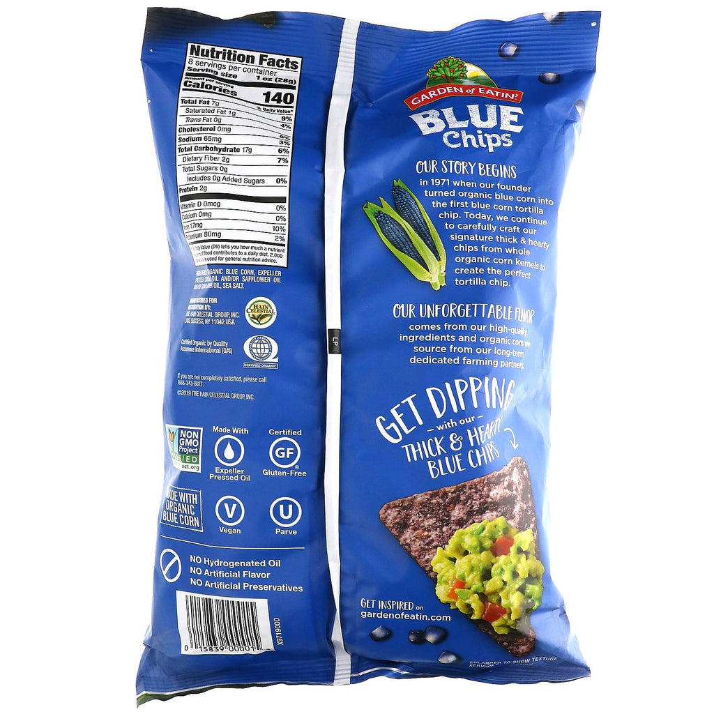 Garden of Eatin', Corn Tortilla Chips, Blue Chips, 8,1 oz (229 g)