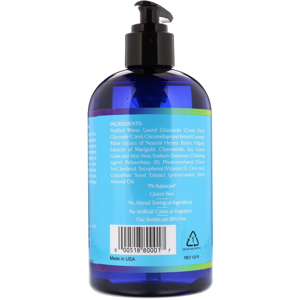 Rainbow Research, Henna &amp; Biotin Herbal Shampoo, 12 fl oz (360 ml)