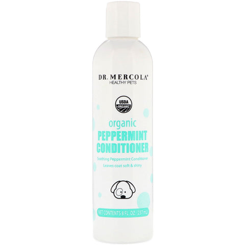 Dr. Mercola, Healthy Pets, Organic Peppermint Conditioner, for Dogs, 8 fl oz (237 ml)