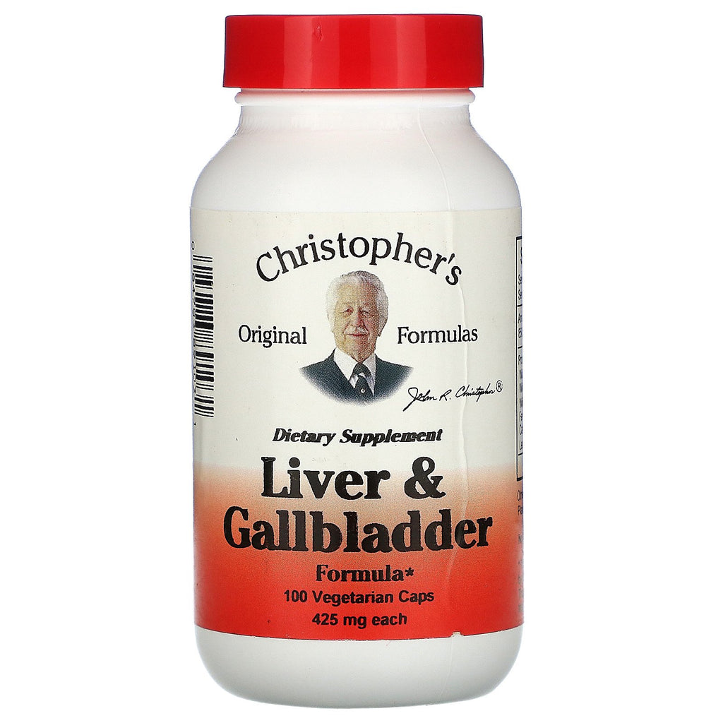 Christopher's Original Formulas, Liver & Gallbladder Formula, 425 mg, 100 Vegetarian Caps