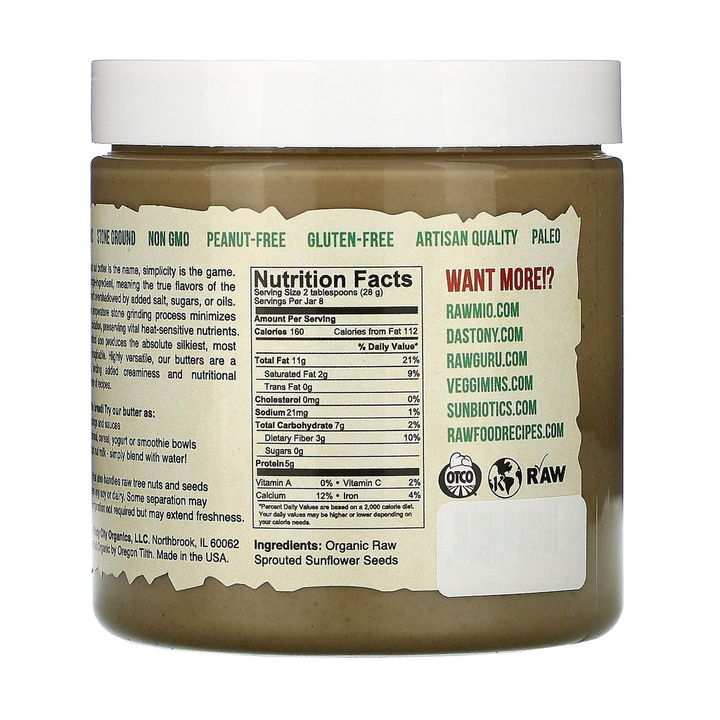 Dastony,  Sprouted Sunflower Seed Butter, 8 oz (227 g)
