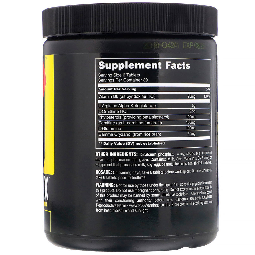 Universal Nutrition, GH Max, Superior GH Support Formula, 180 tabletter