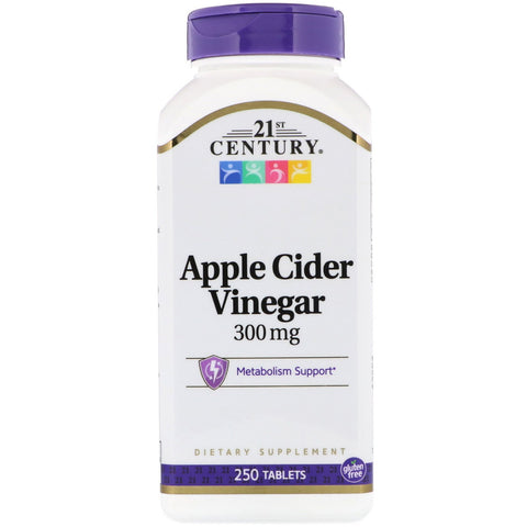 21st Century, Apple Cider Vinegar, 300 mg, 250 Tablets