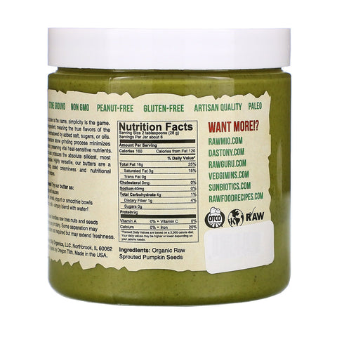 Dastony,  Sprouted Pumpkin Seed Butter, 8 oz (227 g)
