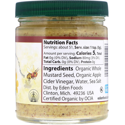 Eden Foods,  Brown Mustard, 9 oz (255 g)