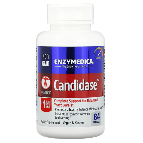 Enzymedica, Candidase, 84 Capsules