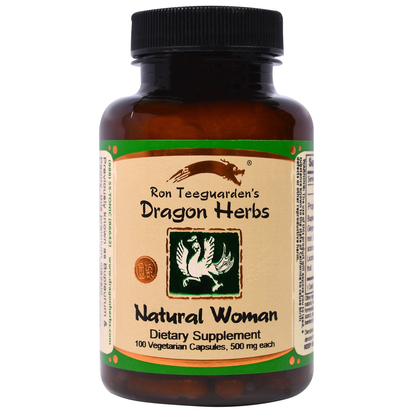 Dragon Herbs, Natural Woman, 470 mg, 100 Veggie Caps