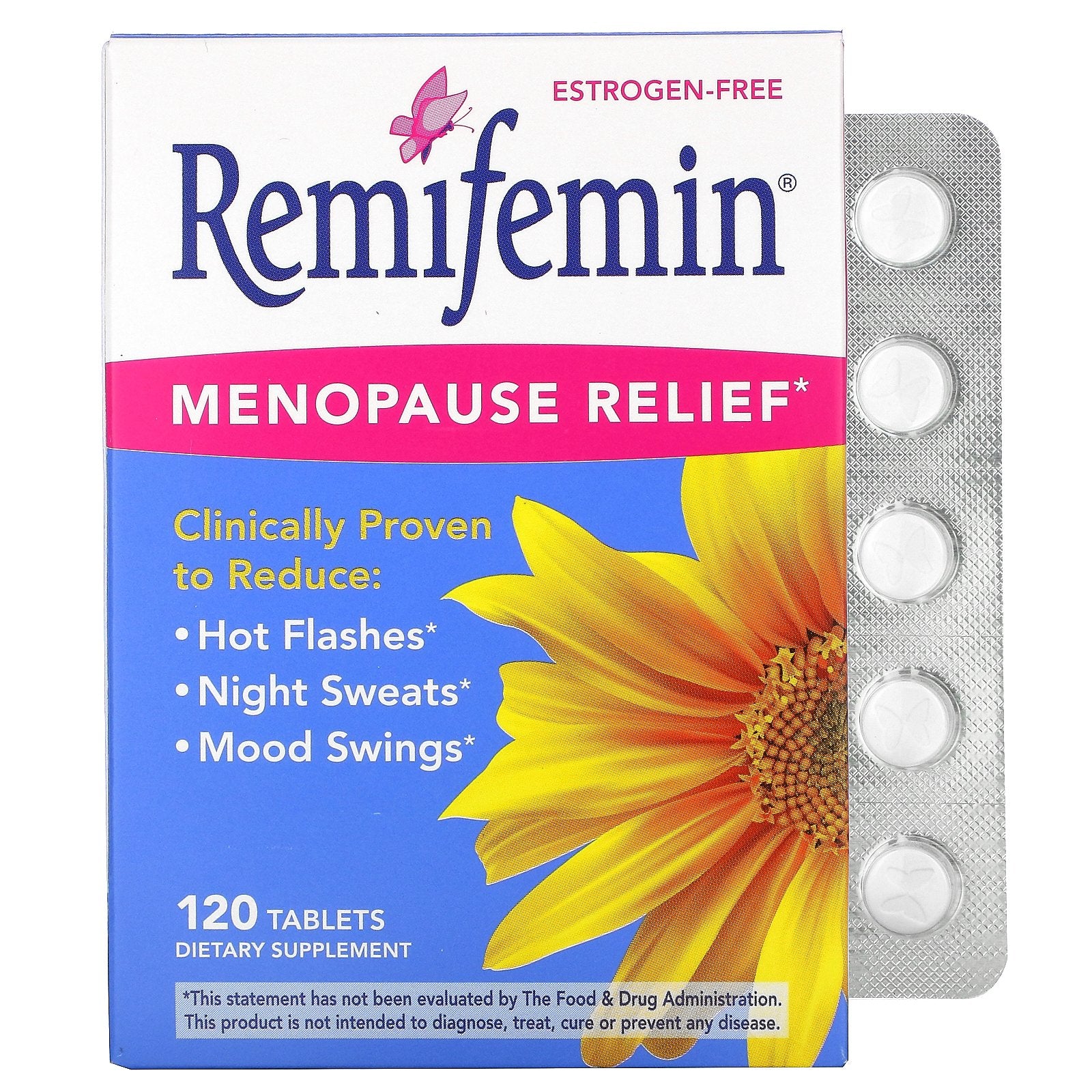 Enzymatic Therapy, Remifemin, Menopause Relief, 120 Tablets