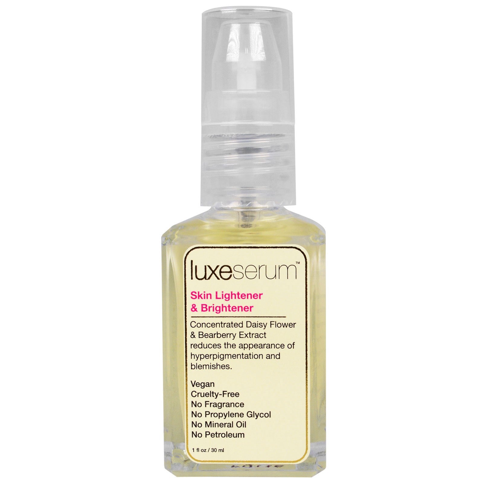 LuxeBeauty, Luxe Serum, Skin Lightener & Brightener, 1 fl oz (30 ml)