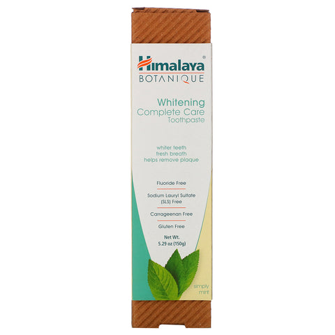 Himalaya, Botanique, Whitening Complete Care Tandpasta, Simply Mint, 5,29 oz (150 g)