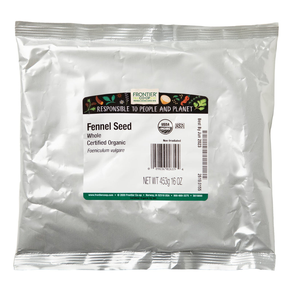 Frontier Natural Products, Semilla entera de hinojo, 16 oz (453 g)