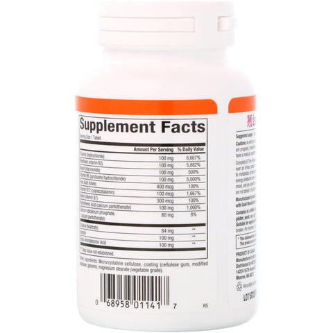 Natural Factors, Complete B, 100 mg, 90 Tablets