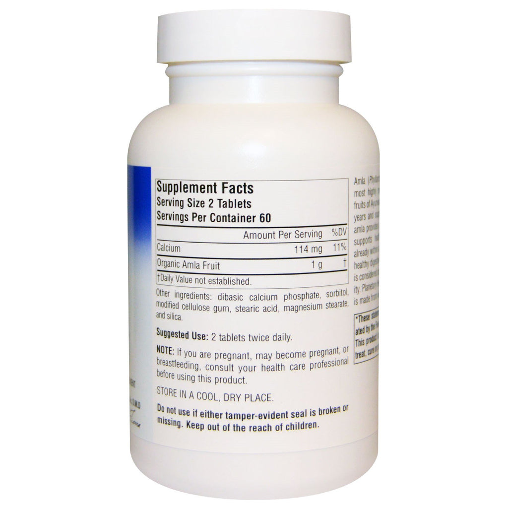 Planetariske urter, Amla Superfruit Rejuvenating Antioxidant, 500 mg, 120 tabletter