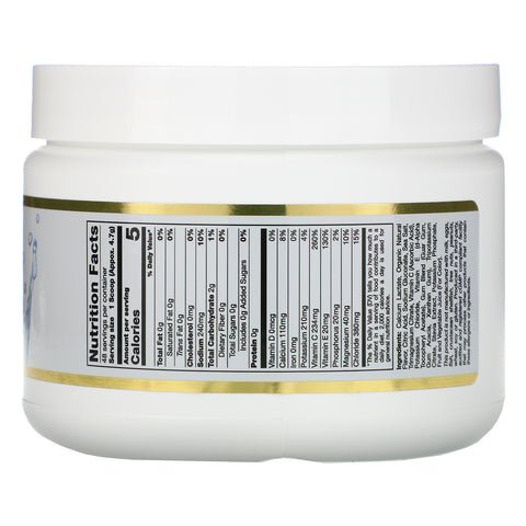 California Gold Nutrition, HydrationUP, mezcla de bebida con electrolitos en polvo, uva, 8 oz (227 g)
