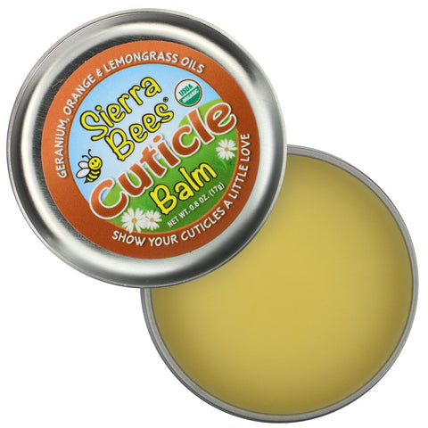 Sierra Bees, Cuticle Care Balm, Geranium, Orange & Lemongrass, 0.6 oz (17 g)