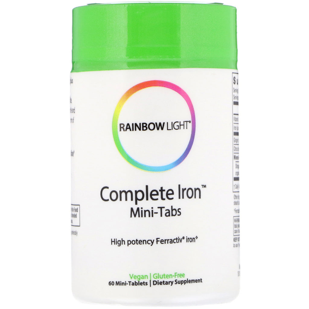 Rainbow Light, Complete Iron, Mini-Tabs, 60 Mini Tablets