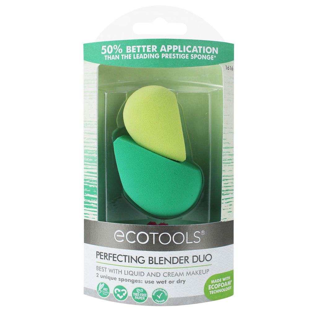 EcoTools, Dúo Perfecting Blender, 2 esponjas