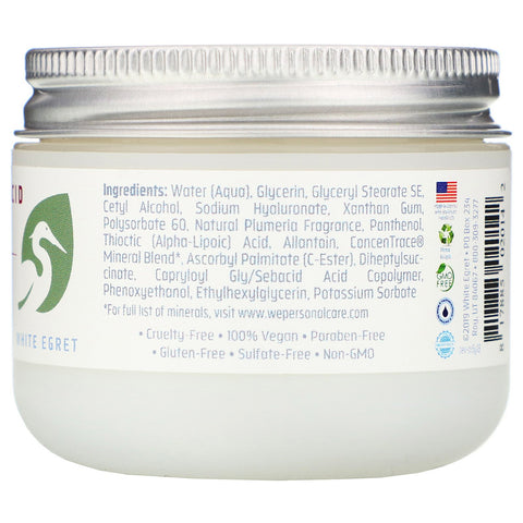 White Egret personlig pleje, hyaluronsyre, dag serum, 2 fl oz (59 ml)