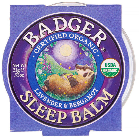 Badger Company, , Sleep Balm, Lavender & Bergamot, .75 oz (21 g)