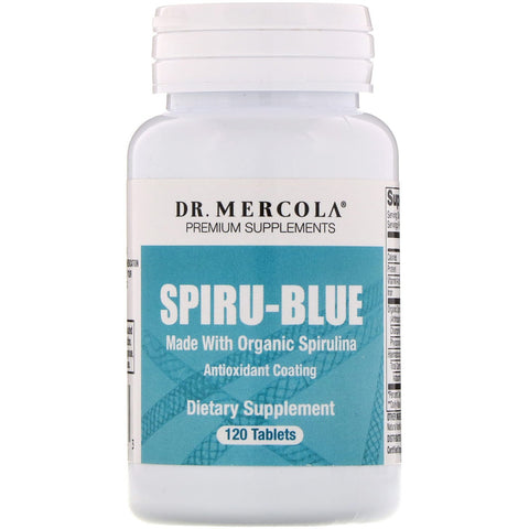Dr. Mercola, Spiru-Blue, with Antioxidant Coating, 120 Tablets