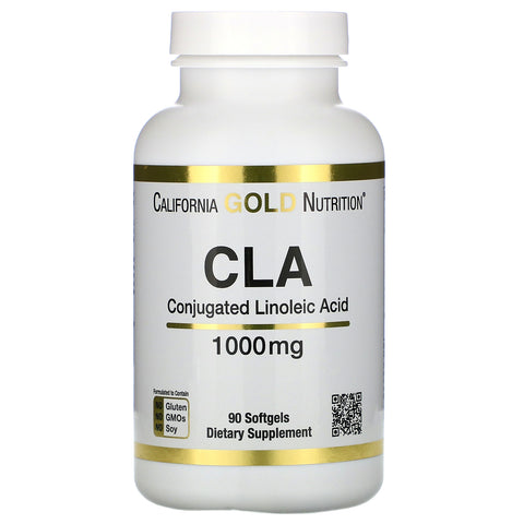 California Gold Nutrition, CLA, Clarinol, Conjugated Linoleic Acid, 1,000 mg, 90 Softgels