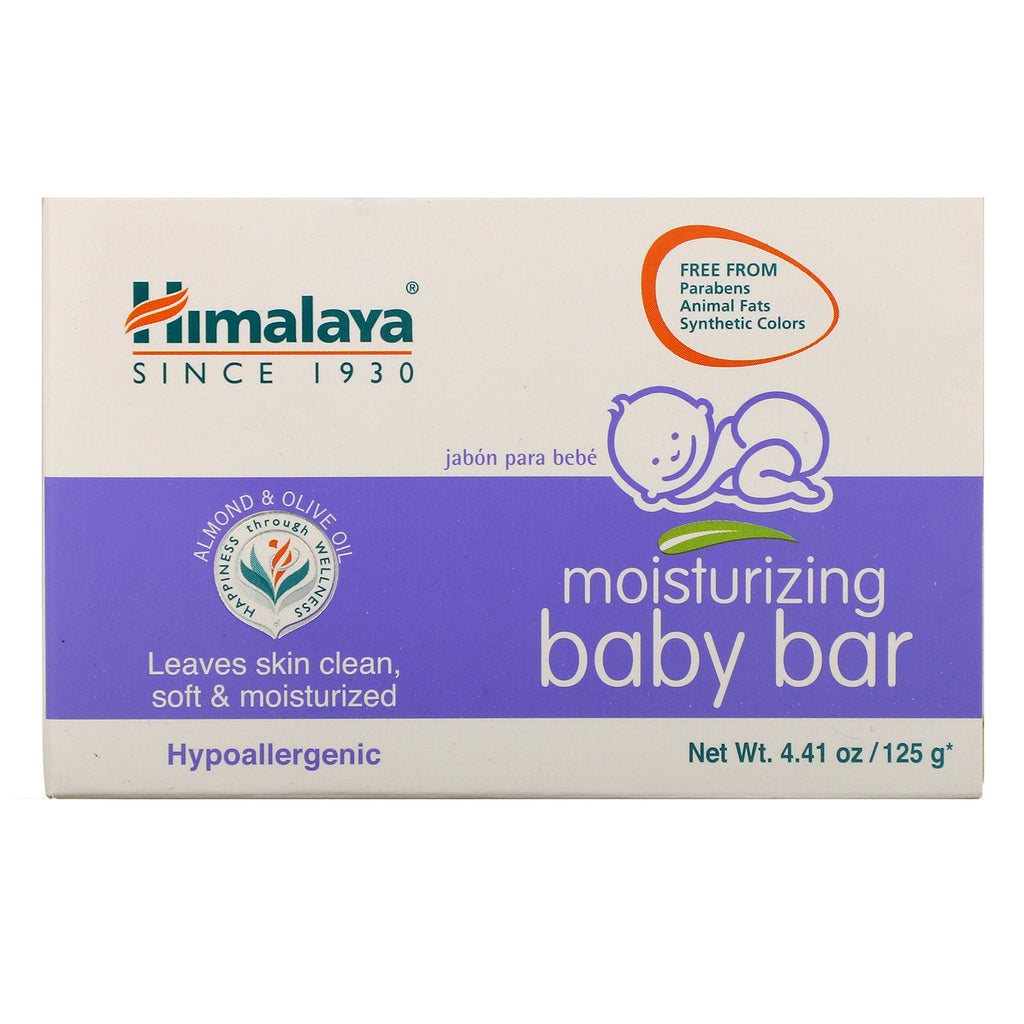 Himalaya, Moisturizing Baby Bar, 4.41 oz (125 g)