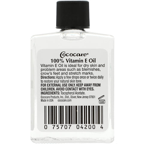 Cococare, 100 % aceite de vitamina E, 28 000 UI, 1 fl oz (30 ml)