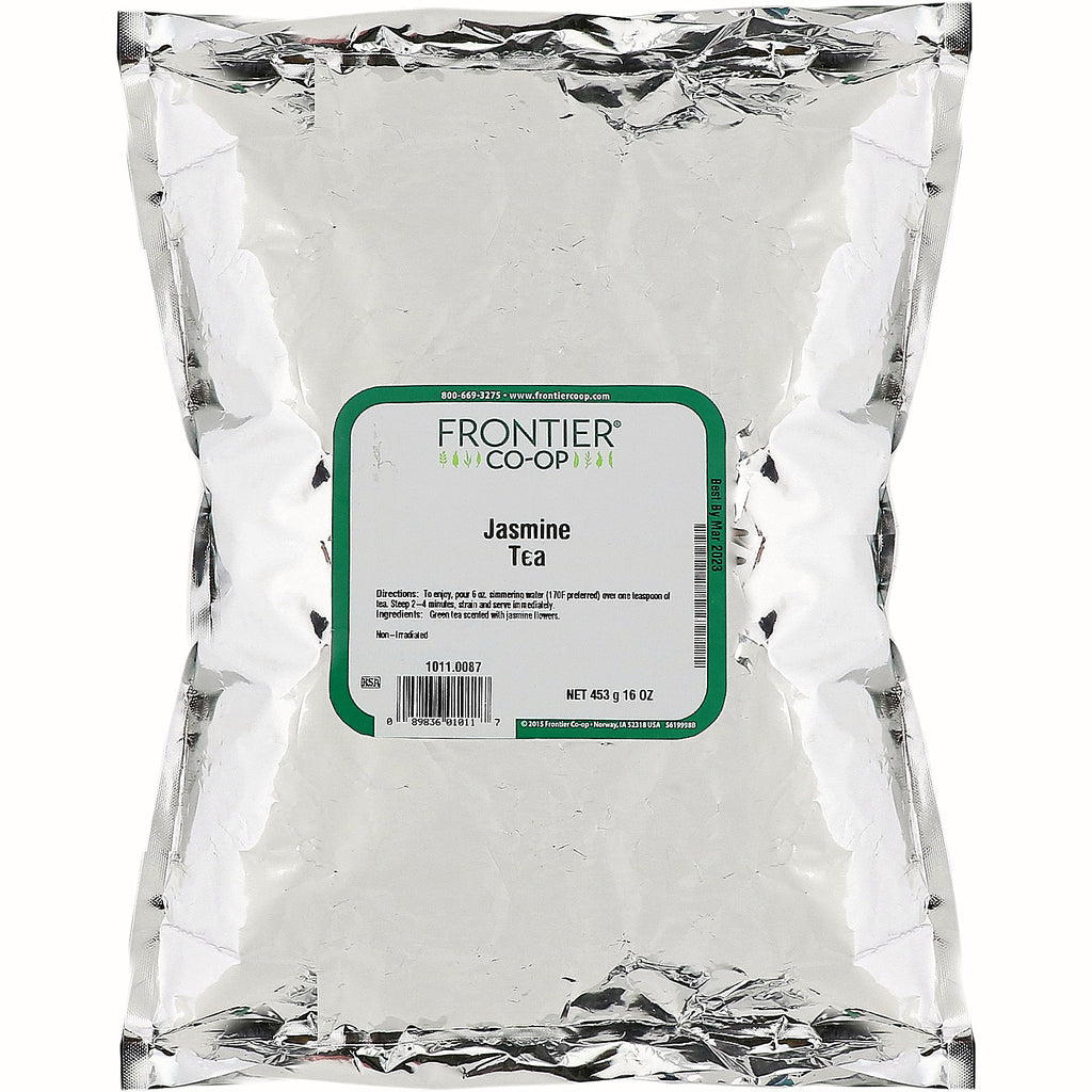 Frontier Natural Products, Té de jazmín, 16 oz (453 g)