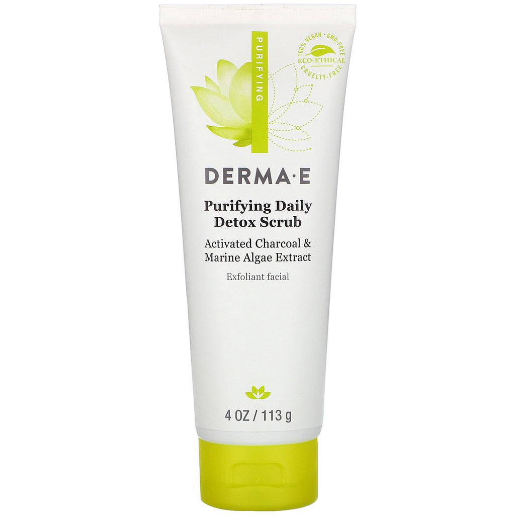 Derma E, Purifying Daily Detox Scrub, 4 oz (113 g)