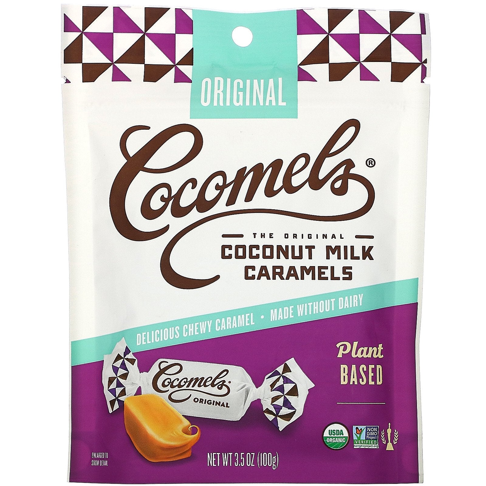 Cocomels, Organic, Coconut Milk Caramels, Original, 3.5 oz (100 g)