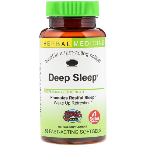 Herbs Etc., Deep Sleep, 60 Fast-Acting Softgels