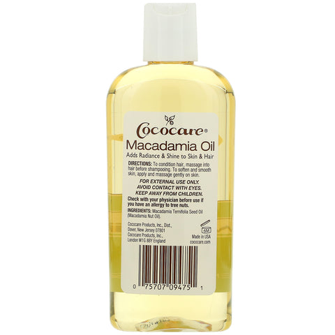 Cococare, Aceite de macadamia, 4 fl oz (118 ml)