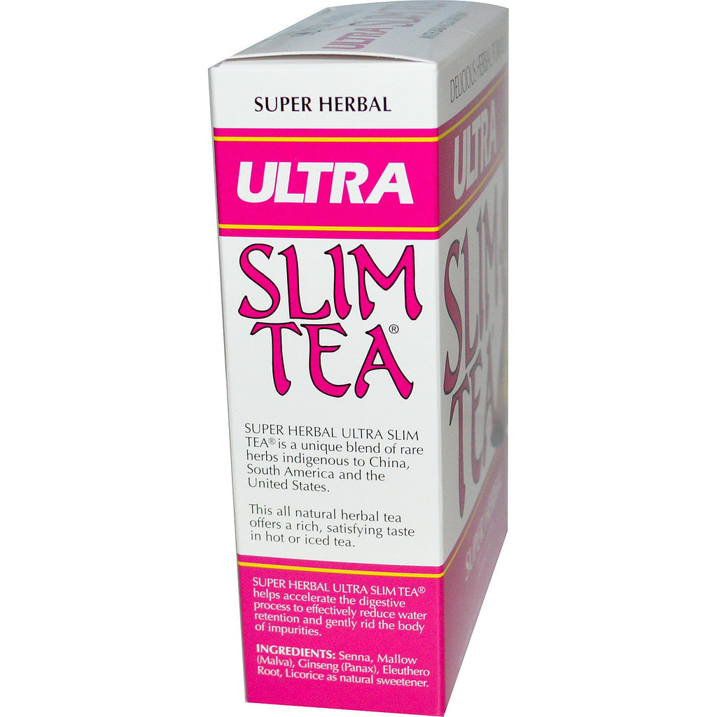 Hobe Labs, Ultra Slim Tea, Super Urte, Koffeinfri, 24 Urteteposer, 1,69 oz (48 g)