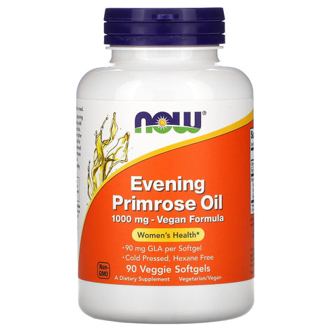 Now Foods, Evening Primrose Oil, 1,000 mg, 90 Veggie Softgels