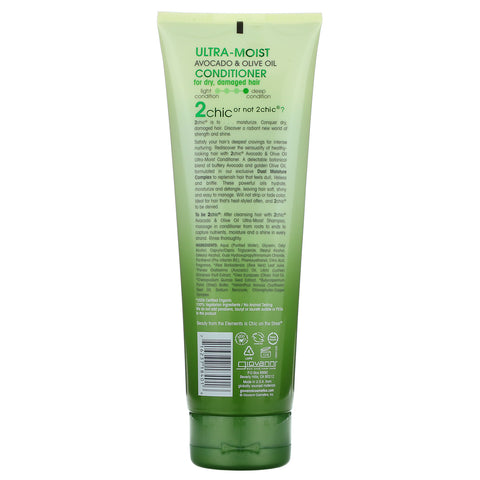 Giovanni, 2chic, Ultra-Moist Conditioner, for Dry, Damaged Hair, Avocado & Olive Oil, 8.5 fl oz (250 ml)