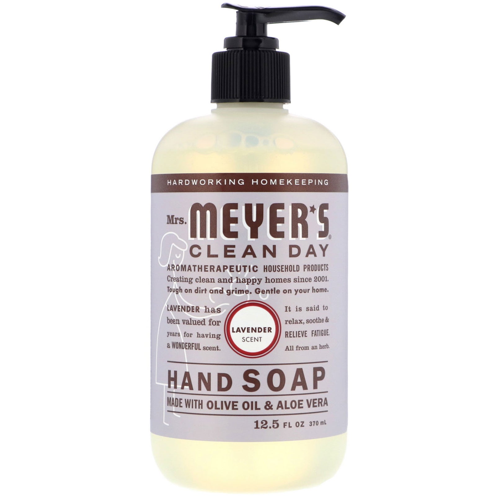 Mrs. Meyers Clean Day, Hand Soap, Lavender Scent, 12.5 fl oz (370 ml)