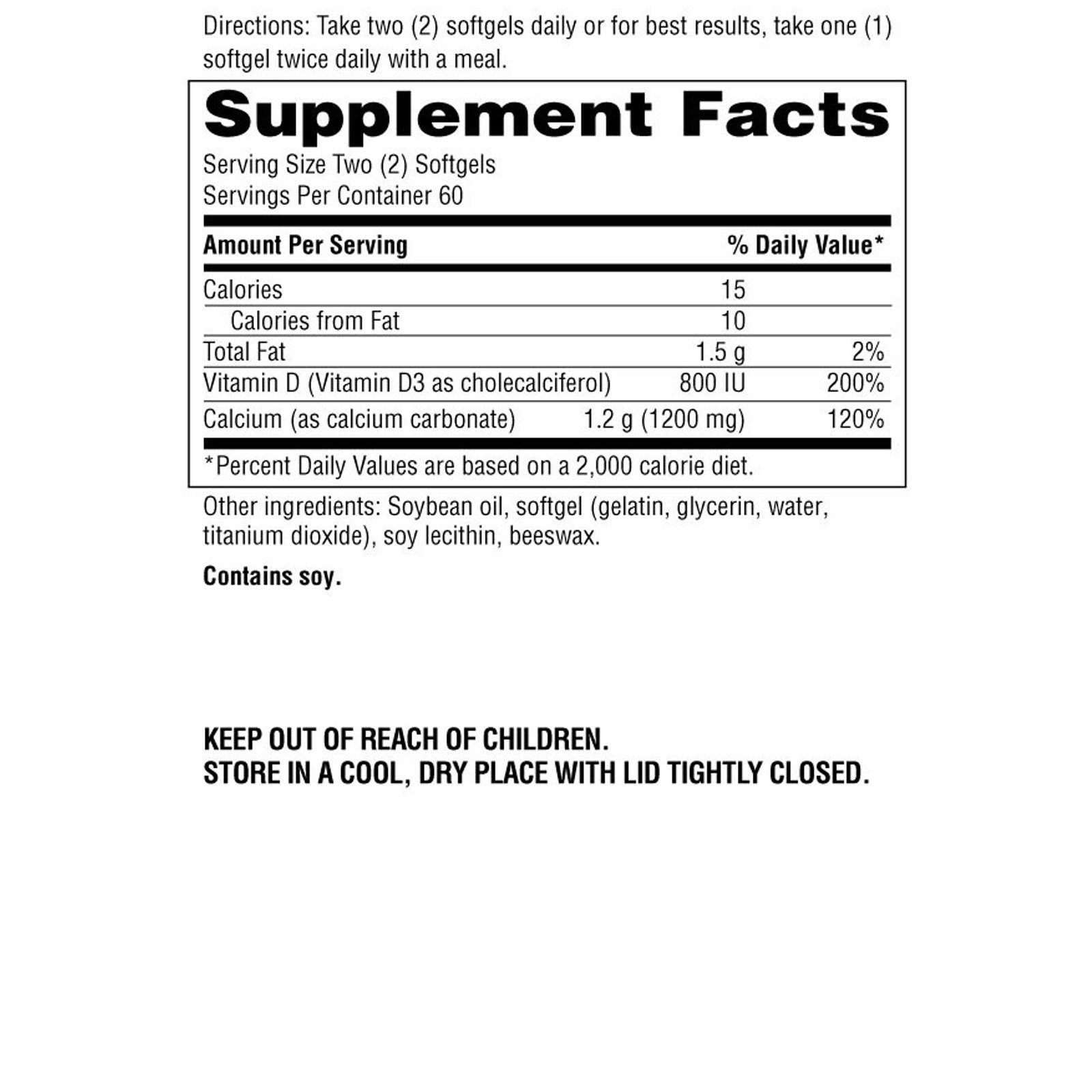 Schiff, Super Calcium, 1200 mg, 120 Softgels