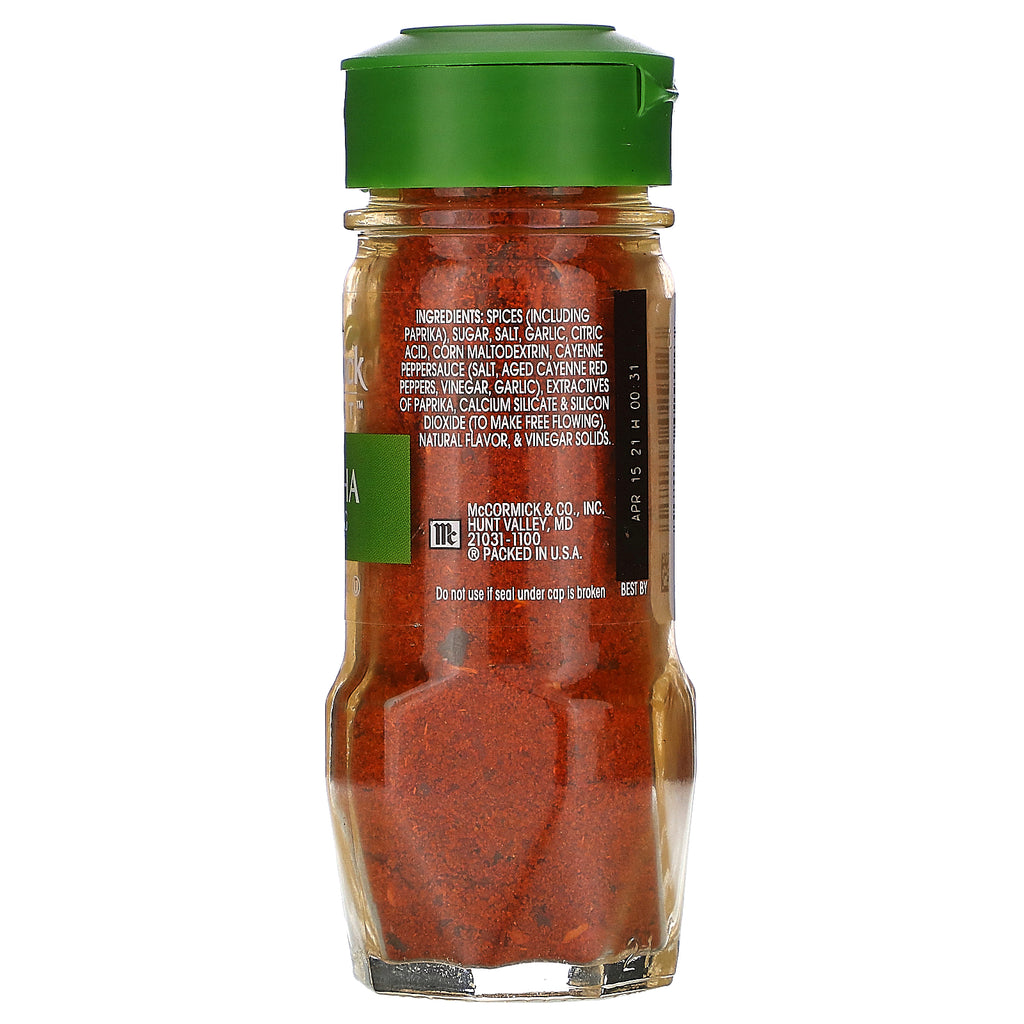 McCormick Gourmet, Condimento Sriracha, 67 g (2,37 oz)