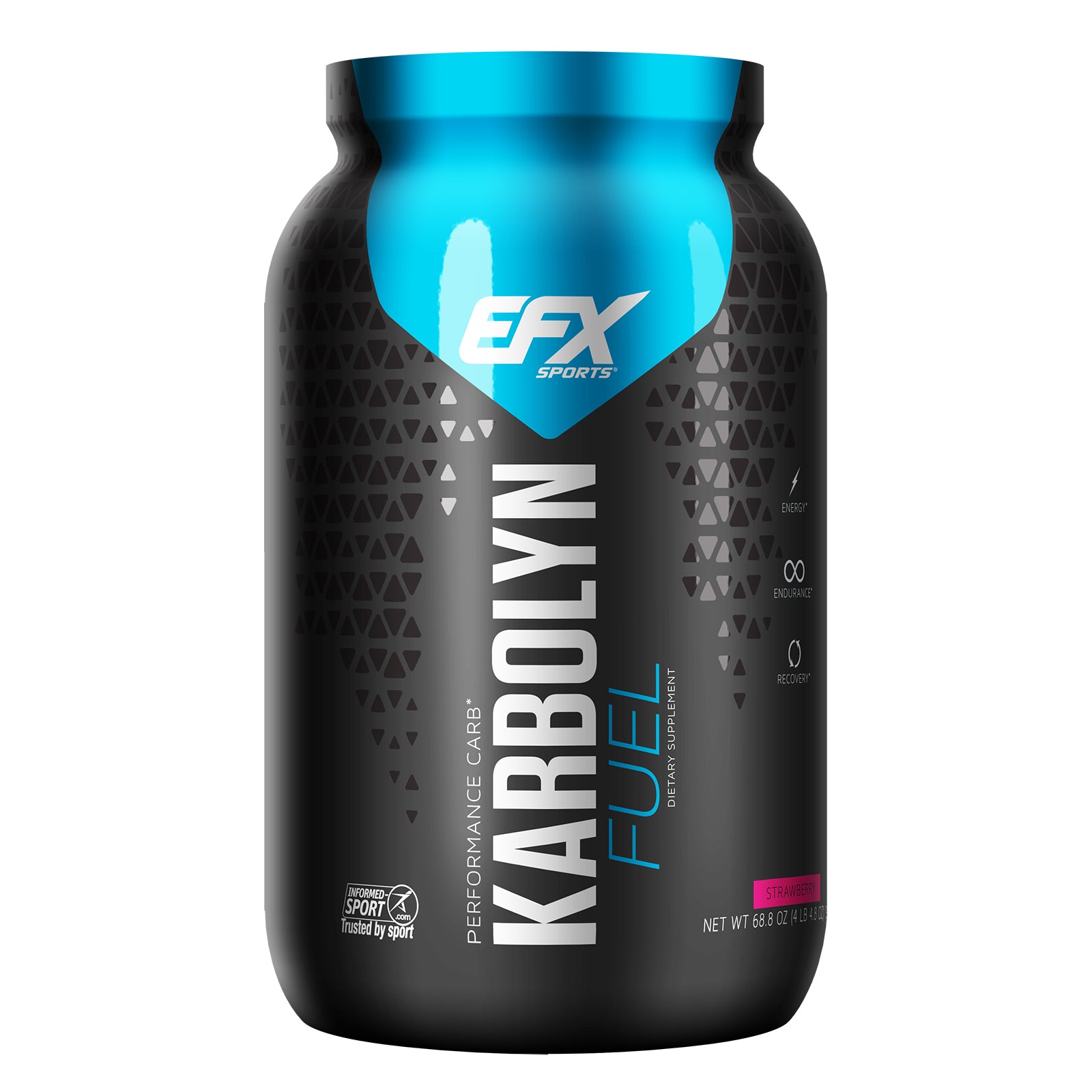 EFX Sports, Karbolyn Fuel, Strawberry, 4.3 lbs (2000 g)