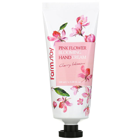 Farmstay, Pink Flower Blooming Hand Cream, Cherry Blossom,  3.38 fl oz (100 ml)