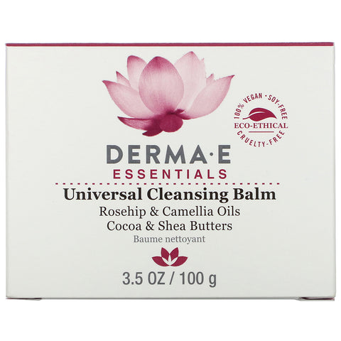 Derma E, Essentials, Universal Cleansing Balm, 3,5 oz (100 g)