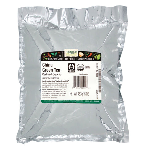 Frontier Natural Products, Té verde chino, 16 oz (453 g)