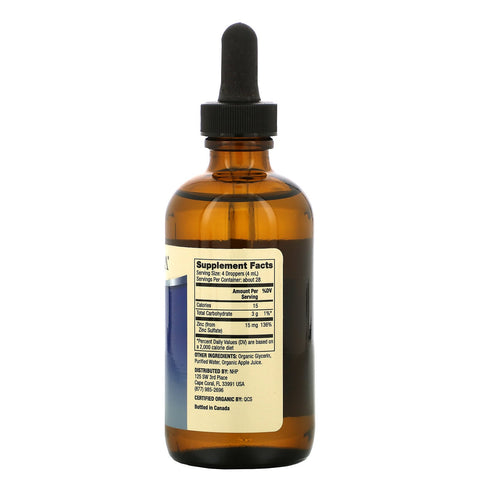 Dr. Mercola, zink, 15 mg, 3,88 fl oz (115 ml)