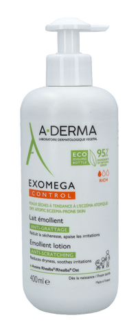 A-Derma Exomega Control Emollient Lotion 400 ml