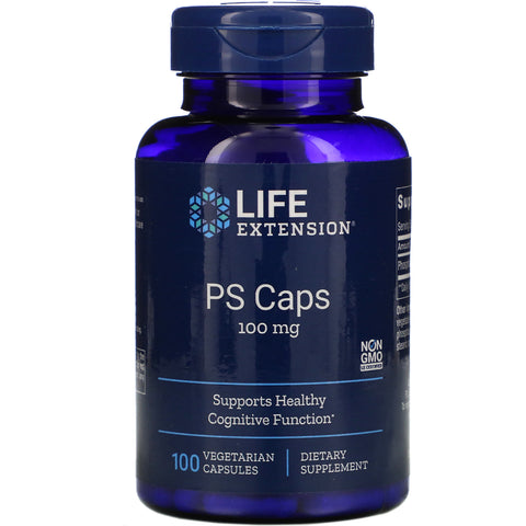 Life Extension, PS Caps, 100 mg, 100 Vegetarian Capsules