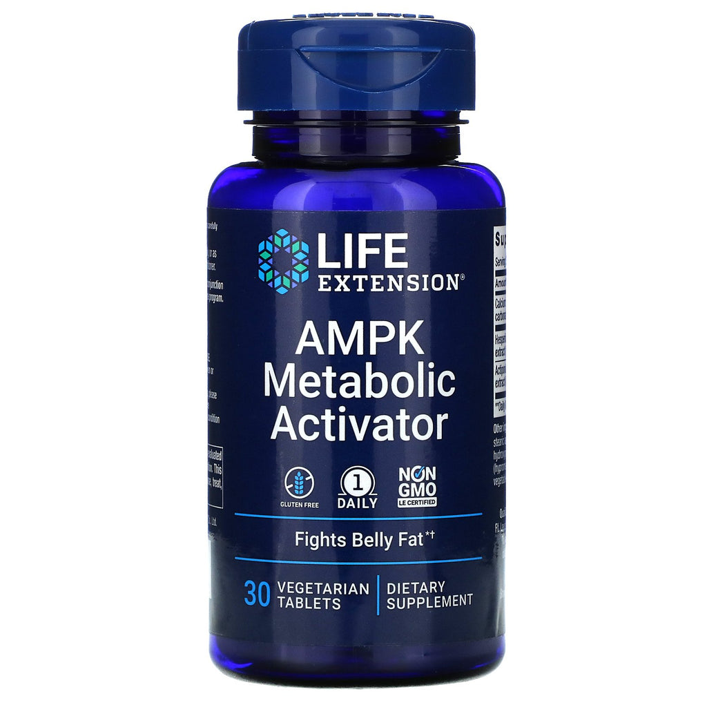 Life Extension, AMPK Metabolic Activator, 30 Vegetarian Tablets