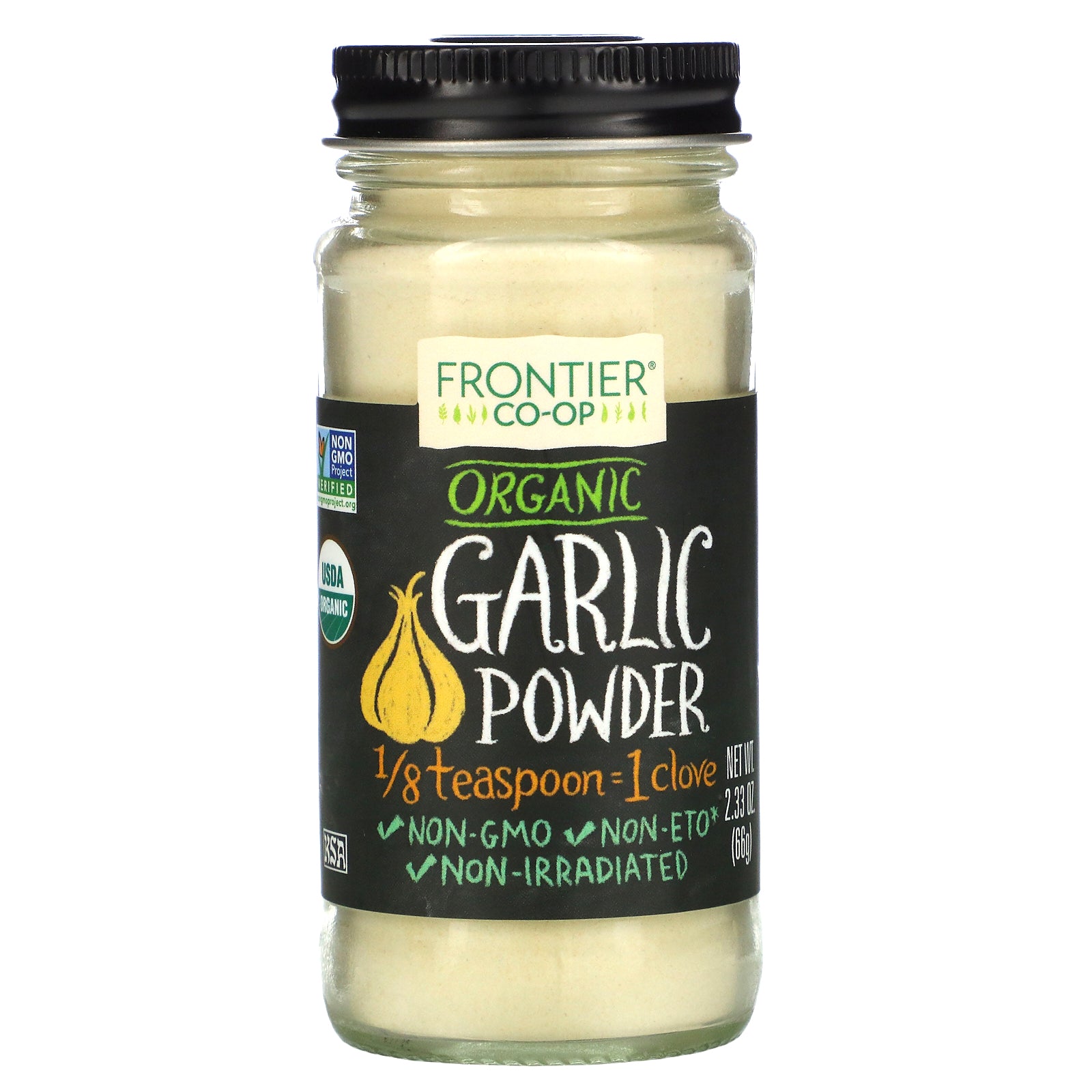 Frontier Natural Products, Organic Garlic Powder, 2.33 oz (66 g)
