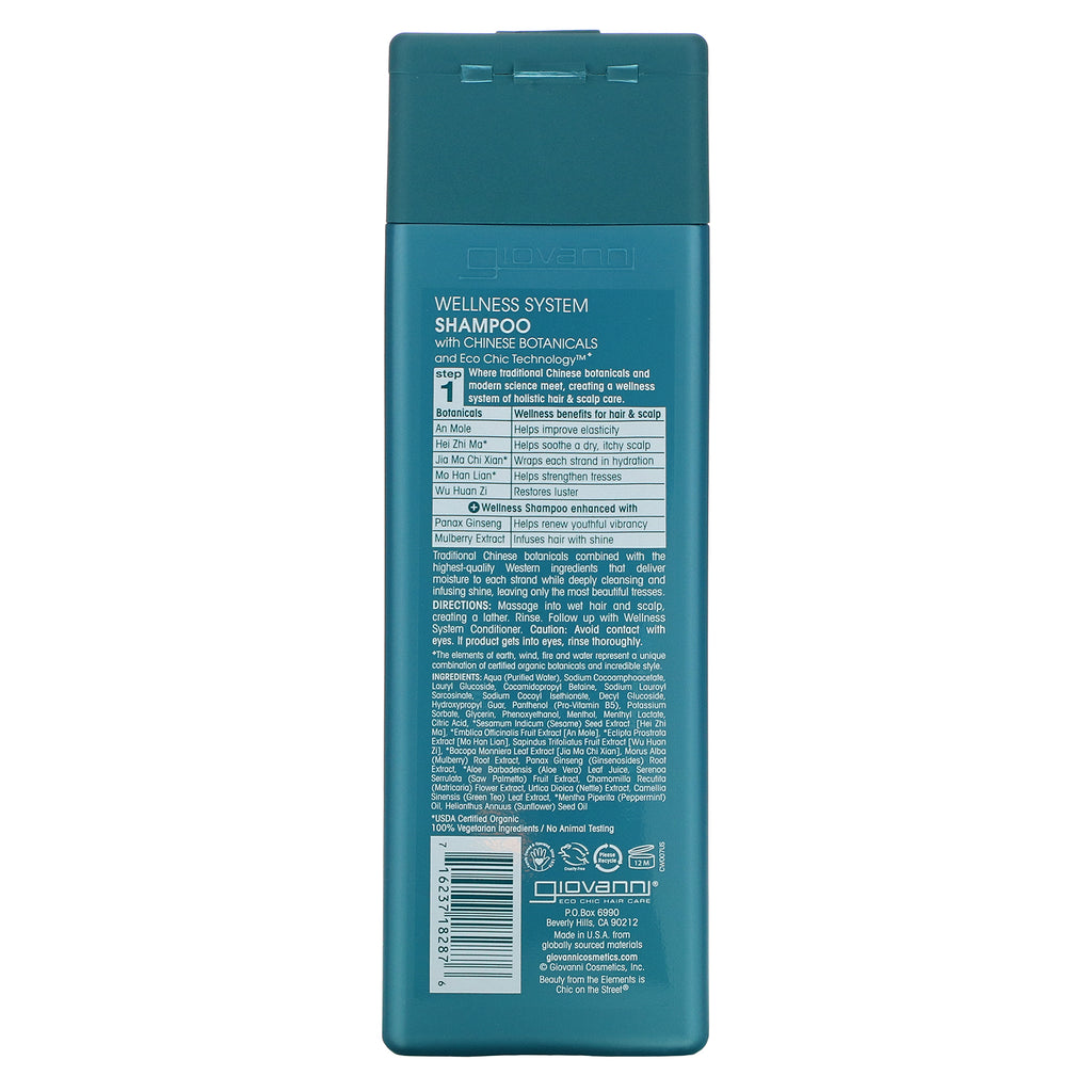 Giovanni, Wellness System Shampoo med kinesiske botaniske ingredienser, Trin 1, 8,5 fl oz (250 ml)