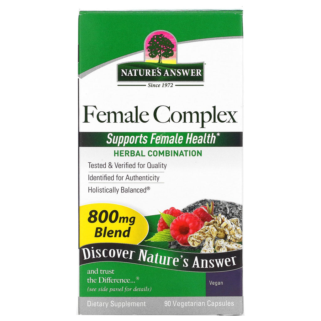 Nature's Answer, Female Complex, Herbal Combination, 800 mg, 90 Vegetarian Capsules